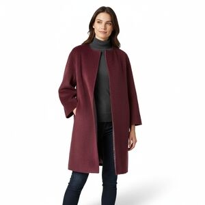 Striking Anne Klein L Merlot jacket